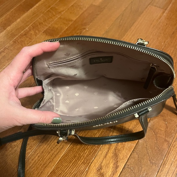 Emerald green crossbody Kate Spade purse. Slightly used. - Picture 5 of 6